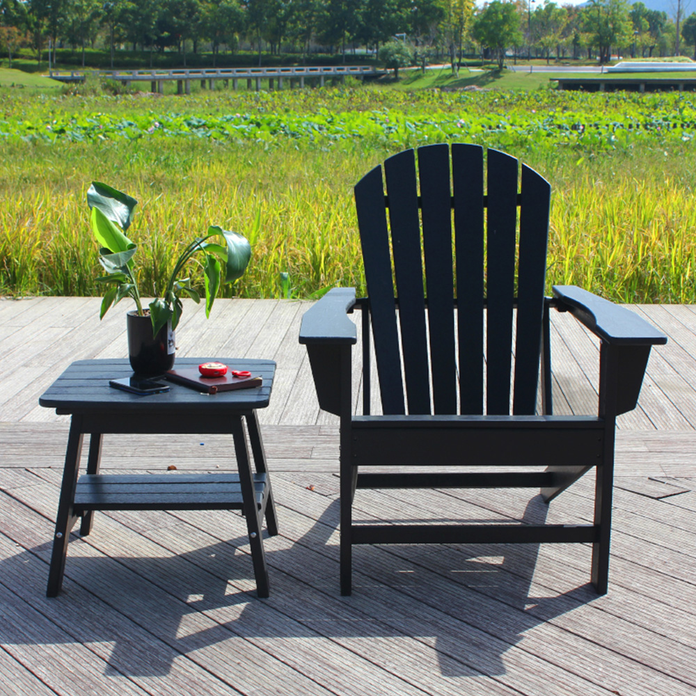 ADS201 Cathaoirleach One, One Side Table, HDPE Adirondack Table Chairs